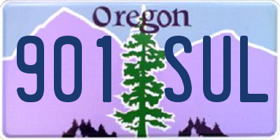 OR license plate 901SUL