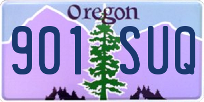OR license plate 901SUQ