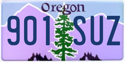 OR license plate 901SUZ
