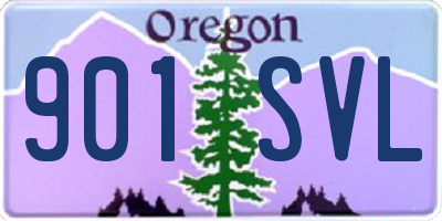 OR license plate 901SVL