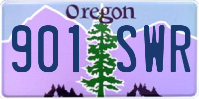 OR license plate 901SWR