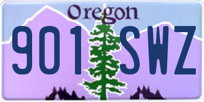 OR license plate 901SWZ