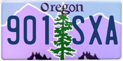 OR license plate 901SXA