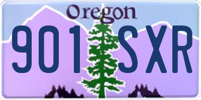 OR license plate 901SXR