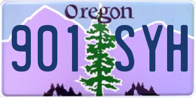 OR license plate 901SYH