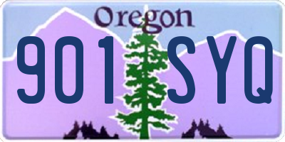 OR license plate 901SYQ