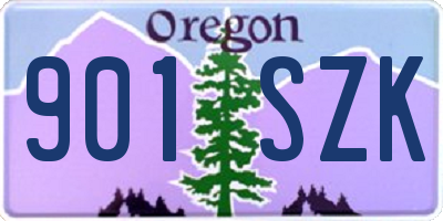 OR license plate 901SZK