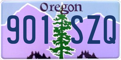 OR license plate 901SZQ