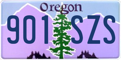 OR license plate 901SZS
