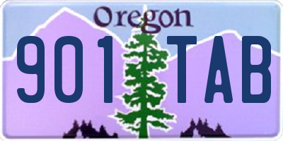 OR license plate 901TAB