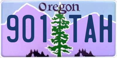 OR license plate 901TAH