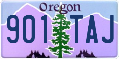 OR license plate 901TAJ