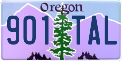 OR license plate 901TAL