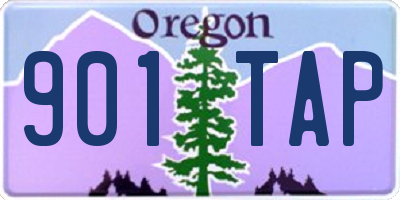 OR license plate 901TAP