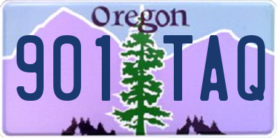 OR license plate 901TAQ