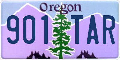 OR license plate 901TAR