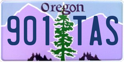 OR license plate 901TAS