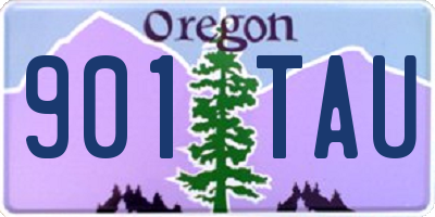 OR license plate 901TAU