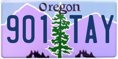 OR license plate 901TAY