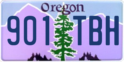 OR license plate 901TBH