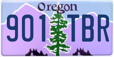 OR license plate 901TBR