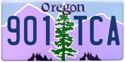 OR license plate 901TCA