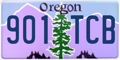 OR license plate 901TCB