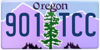 OR license plate 901TCC