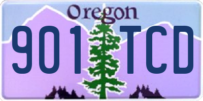 OR license plate 901TCD