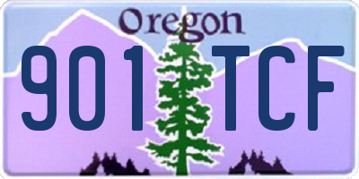 OR license plate 901TCF