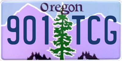 OR license plate 901TCG