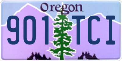 OR license plate 901TCI
