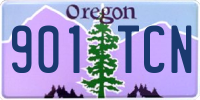 OR license plate 901TCN