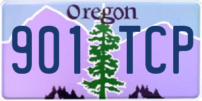 OR license plate 901TCP
