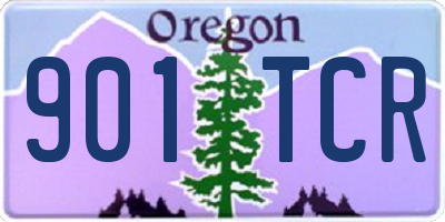 OR license plate 901TCR