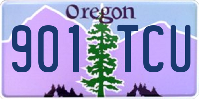 OR license plate 901TCU