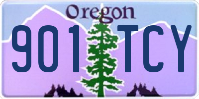 OR license plate 901TCY