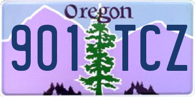 OR license plate 901TCZ