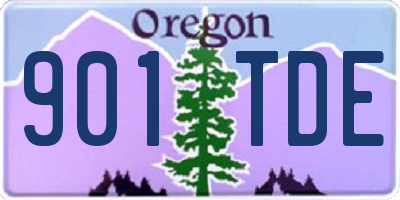 OR license plate 901TDE