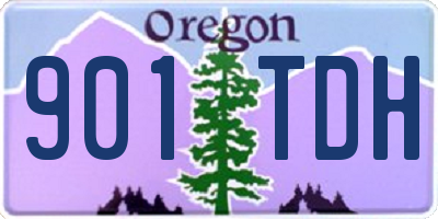 OR license plate 901TDH
