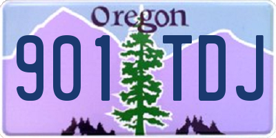 OR license plate 901TDJ