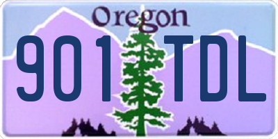 OR license plate 901TDL