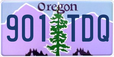OR license plate 901TDQ