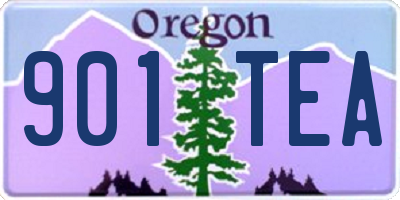 OR license plate 901TEA