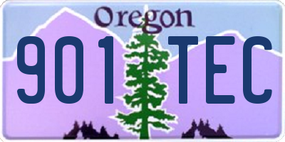 OR license plate 901TEC
