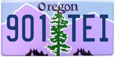 OR license plate 901TEI