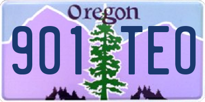 OR license plate 901TEO