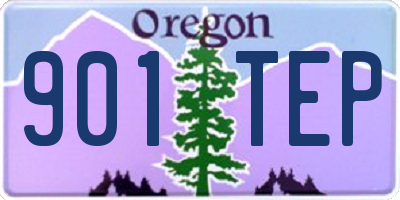 OR license plate 901TEP