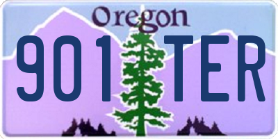 OR license plate 901TER