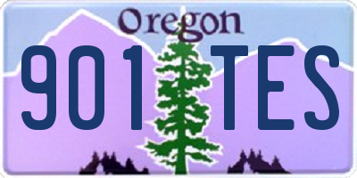 OR license plate 901TES